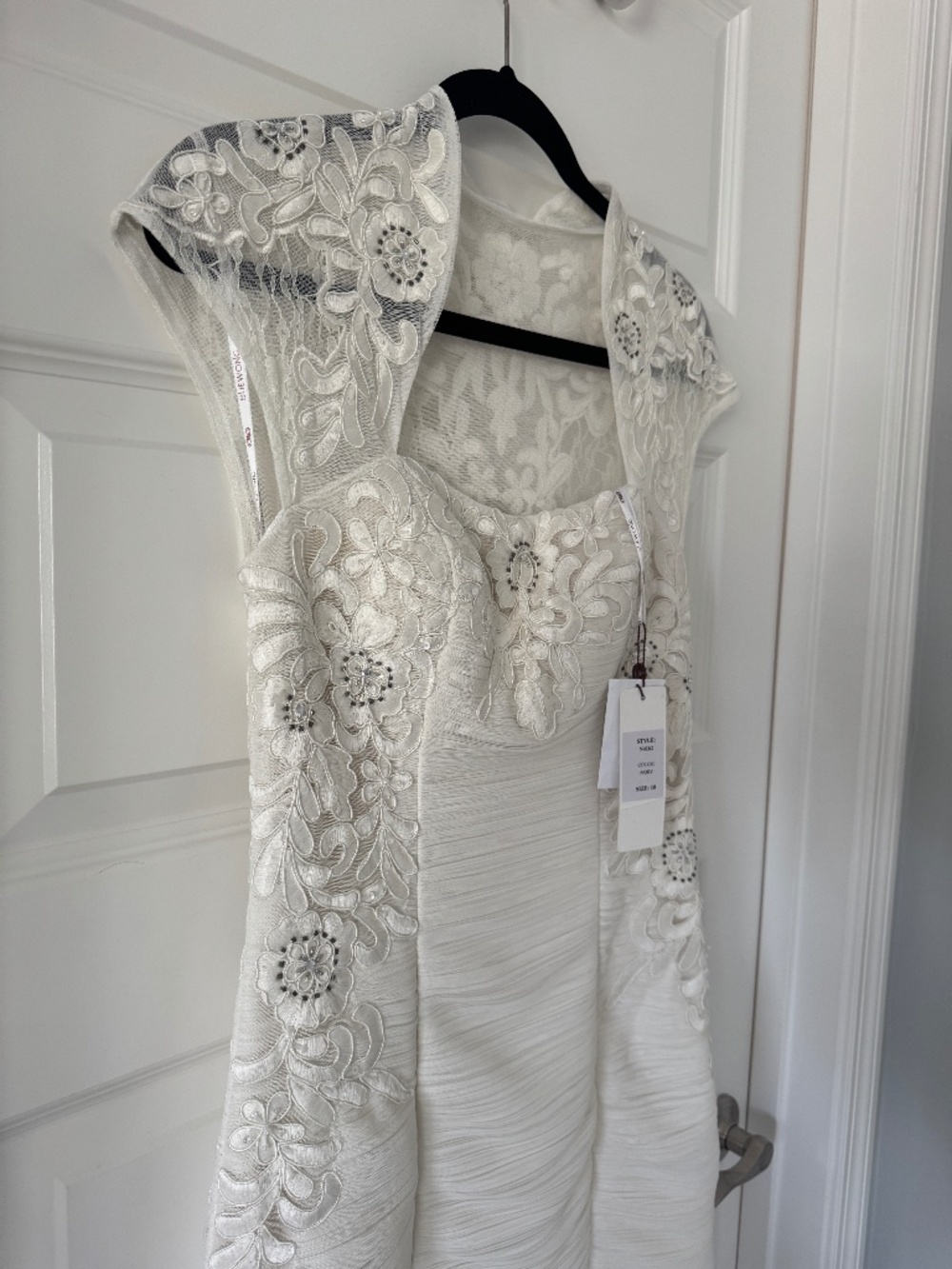 Sue Wong Ivory Dress Style N4162 Size 10 *NWT* Retail $560